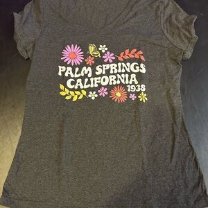2 Palm Springs Graphic Women's Tops